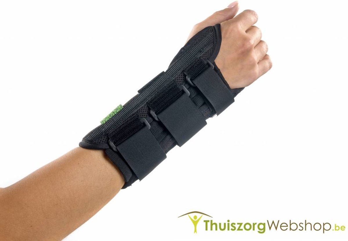 D-Ring polsbrace- Lengte: KORT, Polsomtrek: Medium (16-18 cm), Linker/rechterhand: Linkerhand