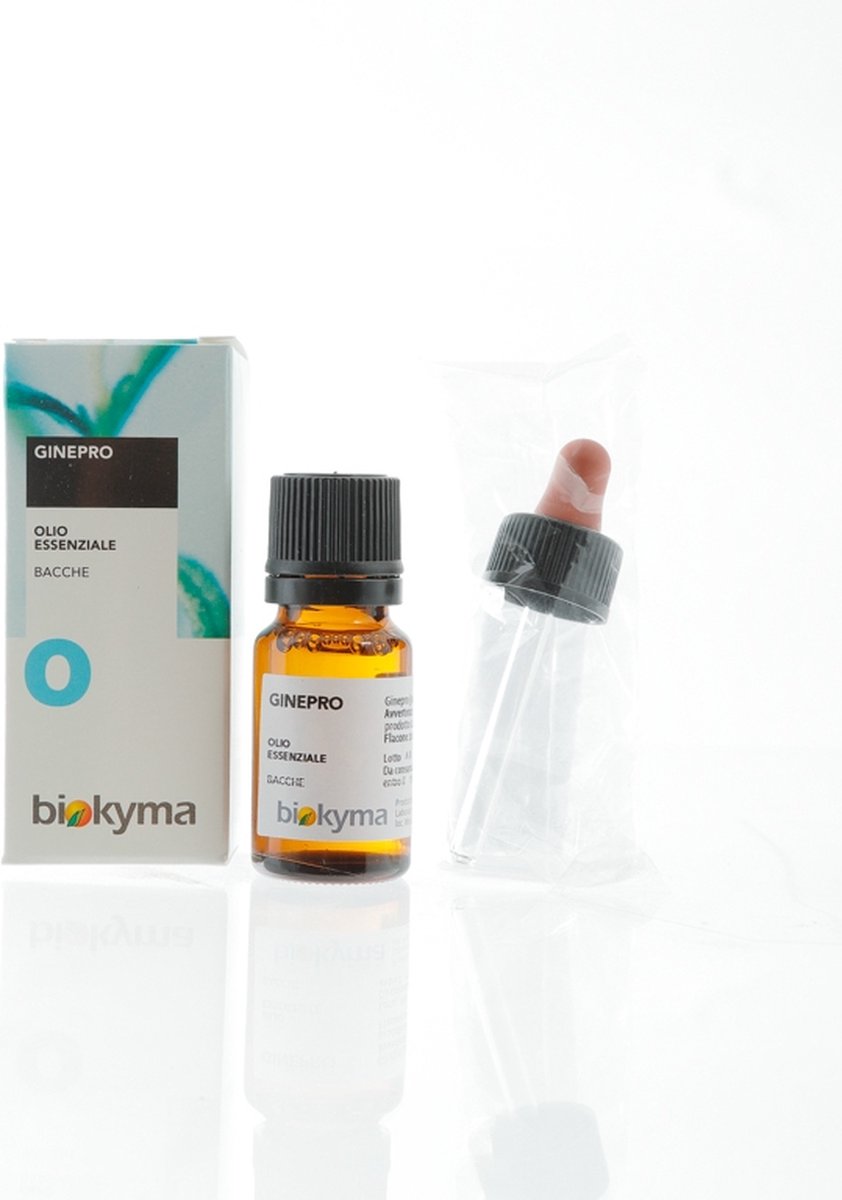 Goedkoopste Jeneverbes Extra zuivere Essentiële Olie 100 natuurlijk 10 ml Biokyma - voor Aromatherapie, Verdamping, Massage en intern gebruik.