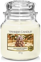 Yankee Candle - Pot Medium de flocons de sucre filé