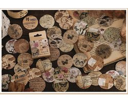 Bulletjournal stickers - Rond / Cirkel - 46 stuks - Vlinders - Journaling - Scrapbooking