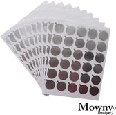 Aluminium lijmstickers - Mowny beauty - 150 stuks - wimperextensions - lijmhouder sticker