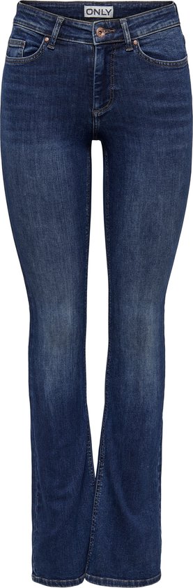 Only Jeans Onlblush Mid Flared Dnm Tai021 Noos 15264050 Dames