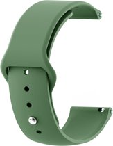 Siliconen bandje - geschikt voor Huawei Watch GT / GT Runner / GT2 46 mm / GT 2E / GT 3 46 mm / GT 3 Pro 46 mm / GT 4 46 mm / Watch 3 / Watch 3 Pro / Watch 4 / Watch 4 Pro - groen