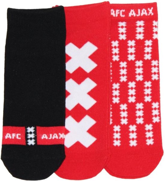 Ajax Sneakersokken / Enkelsokken | 3 paar Sokken | Maat 39-42