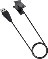DrPhone H07 - USB oplaadkabel - Geschikt voor Fitbit Alta HR Met Reset Knop –Oplaadkabel - Kabel - 1M- Zwart
