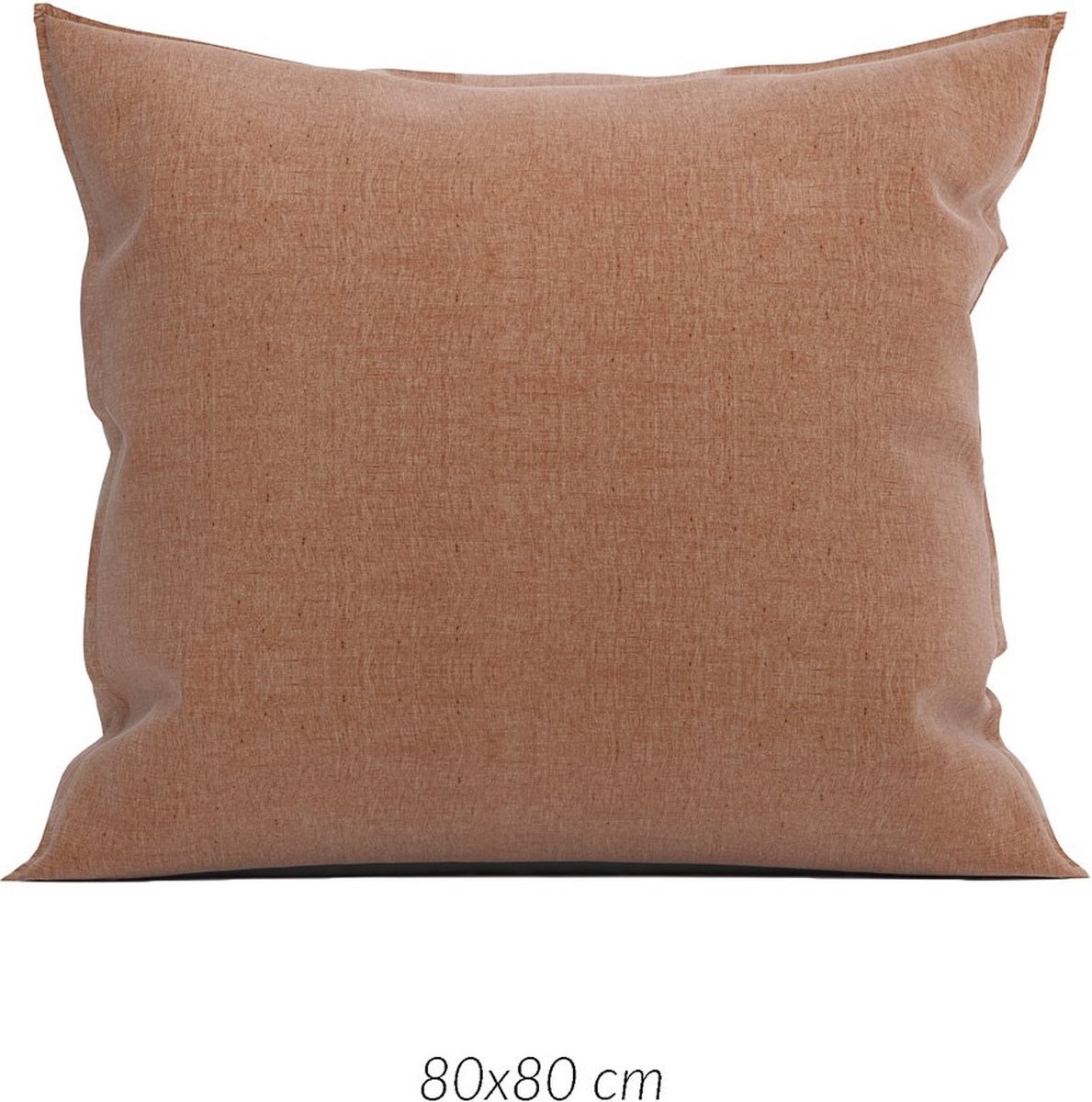 Heckettlane Franela Kussensloop - Rood - 80x80cm - Rood