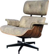 Lounge Chair Model - Licht Vintage Bruin - Fauteuil - Palissander