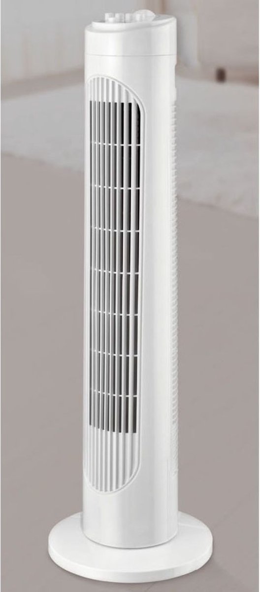 Silvercrest Toren ventilator 50W - Wit - Draaifunctie - Timer