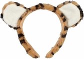 Bandeau tigre peluche avec oreilles15 cm