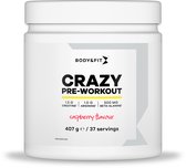 Body & Fit Crazy Pre-Workout - Sensation Framboise - 407 Grammes (37 Doses)