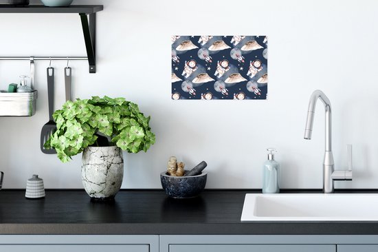 Poster Espace - Fusée - Astronaute - Garçons - Filles - Enfants - Enfant - 30x20 cm