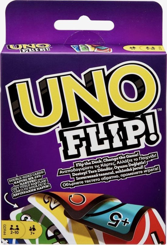 Afbeelding van het spel Mattel Uno Flip kaartspel