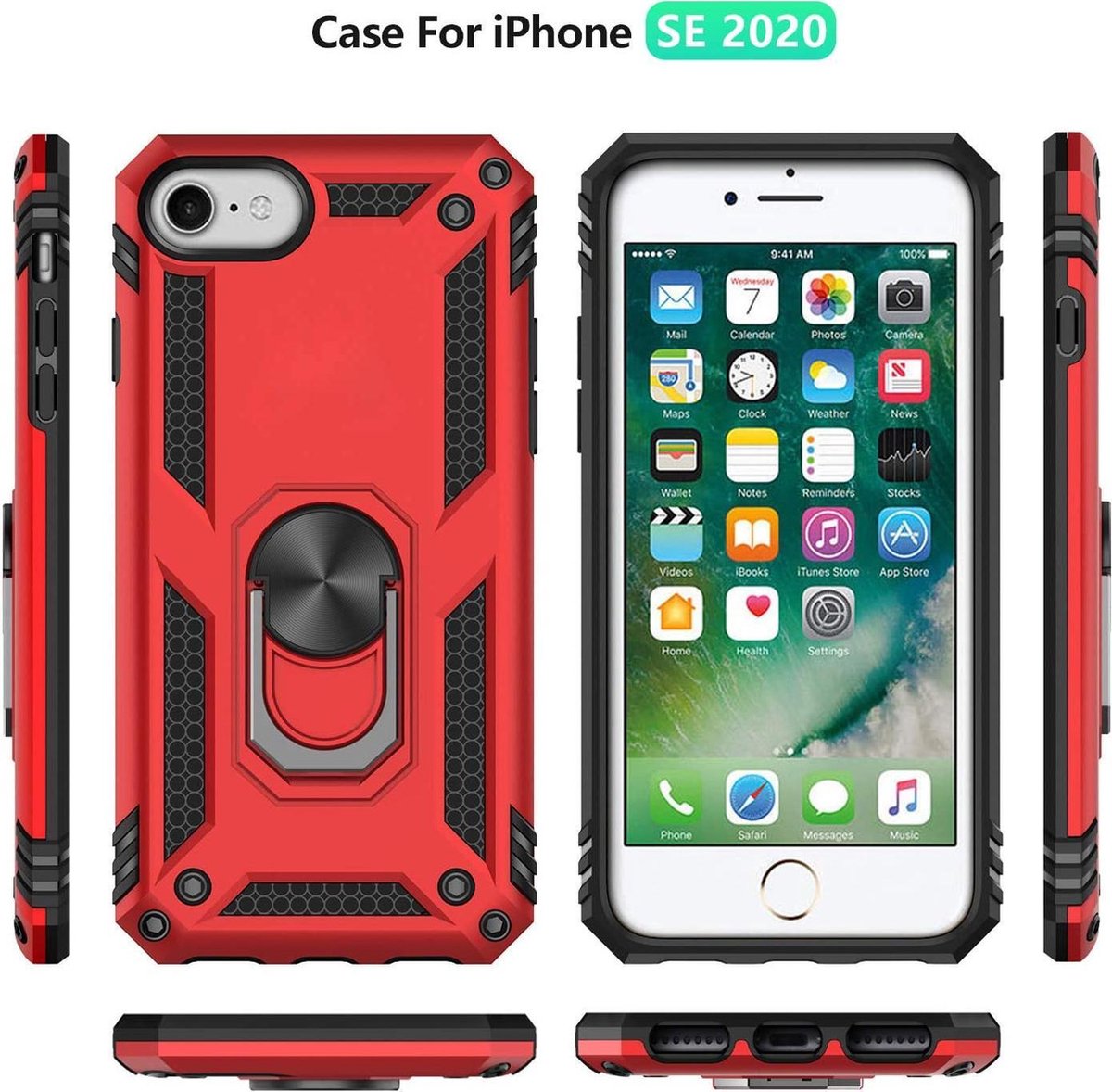 Apple Iphone Se 22 Iphone 6 S 7 8 Hoesje Anti Shock Hybrid Armor Met Bol Com Apple Iphone Se 22 Iphone 6 S 7 8 Hoesje Anti Shock Hybrid Armor Met Bol Com