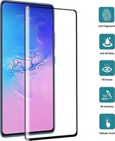 Mobigear Curved Gehard Glas Ultra-Clear Screenprotector voor Samsung Galaxy S10 Lite - Zwart