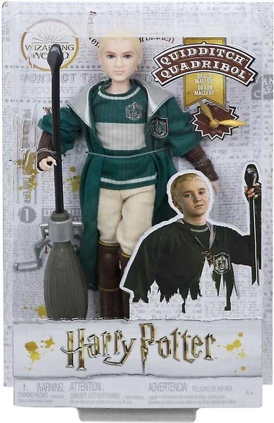 Harry Potter Quidditch Draco Malfoy Puppe | 0887961744859 | Boeken | bol.com