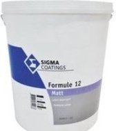Sigma Formule 12 mat-latex muurverf-WIT 20L