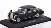 Mercedes-Benz 300 ( W189 ) Bondskanselier Adenauer 1957 Zwart 1-43 Atlas