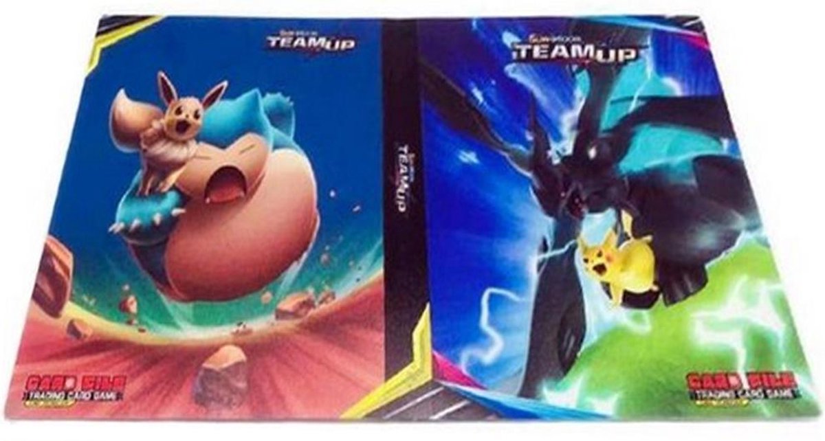 Map voor Pokémon-kaarten met toploader - Opbergalbum voor 128
