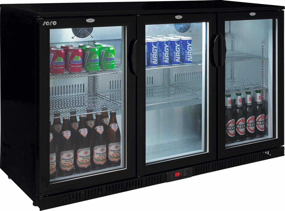 Saro Barkoeler BC 330 Vrijstaand Zwart Flessenkoelkast, Drankenkoelkast, Professionele