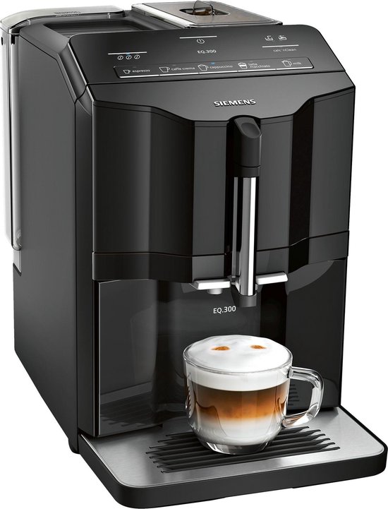 Siemens EQ300 TI35A209RW - Volautomatische espressomachine - Zwart