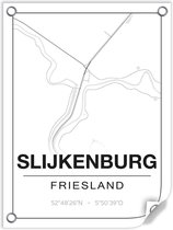 Tuinposter SLIJKENBURG (Friesland) - 60x80cm