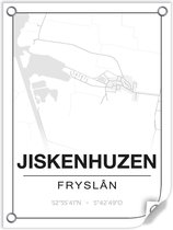 Tuinposter JISKENHUZEN (Fryslân) - 60x80cm