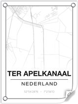 Tuinposter TER APELKANAAL (Nederland) - 60x80cm