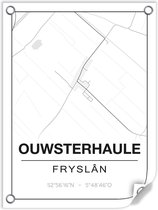 Tuinposter OUWSTERHAULE (Fryslân) - 60x80cm