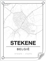 Tuinposter STEKENE (Belgie) - 60x80cm