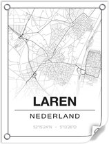Tuinposter LAREN (Nederland) - 60x80cm