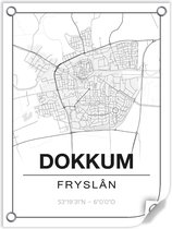 Tuinposter DOKKUM (Fryslân) - 60x80cm