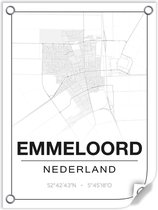 Tuinposter EMMELOORD (Nederland) - 60x80cm