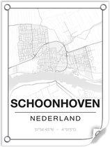 Tuinposter SCHOONHOVEN (Nederland) - 60x80cm