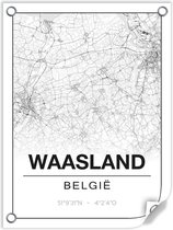Tuinposter WAASLAND (Belgie) - 60x80cm