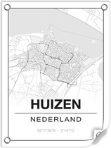 Tuinposter HUIZEN (Nederland) - 60x80cm