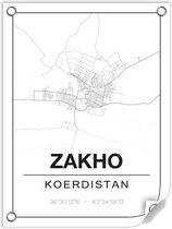 Tuinposter ZAKHO (Koerdistan) - 60x80cm