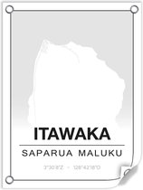 Tuinposter ITAWAKA (Molukken) - 60x80cm