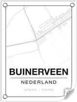 Tuinposter BUINERVEEN (Nederland) - 60x80cm
