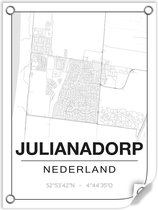 Tuinposter JULIANADORP (Nederland) - 60x80cm