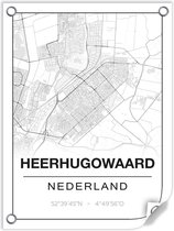 Tuinposter HEERHUGOWAARD (Nederland) - 60x80cm