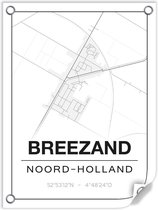 Tuinposter BREEZAND (Noord-Holland) - 60x80cm