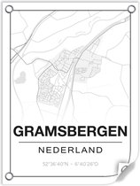 Tuinposter GRAMSBERGEN (Nederland) - 60x80cm