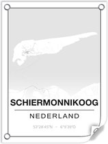 Tuinposter SCHIERMONNIKOOG (Nederland) - 60x80cm