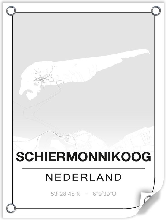 Tuinposter SCHIERMONNIKOOG (Nederland) - 60x80cm