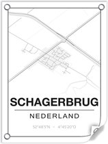 Tuinposter SCHAGERBRUG (Nederland) - 60x80cm