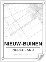 Tuinposter NIEUW-BUINEN (Nederland) - 60x80cm