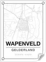 Tuinposter WAPENVELD (Gelderland) - 60x80cm