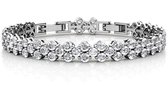 Yolora Dames Armband met 81 Kalpa Camaka Kristallen - Zilverkleurig - 18K Witgoud Verguld - Vrouwen Armband Zilver - Sieraden - Luxe Giftbox - Geschen