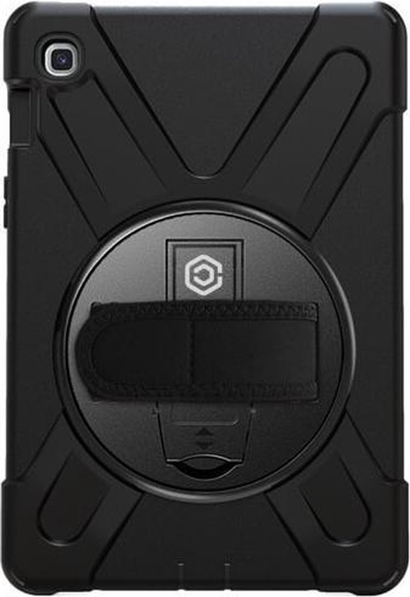 Casecentive Handstrap Hardcase Galaxy Tab S5E 10.5 Hoesje zwart