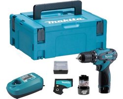 Makita DF330DWJ 10.8V Li-Ion accu boor-/schroefmachine set (2x 1.3Ah accu) in Mbox